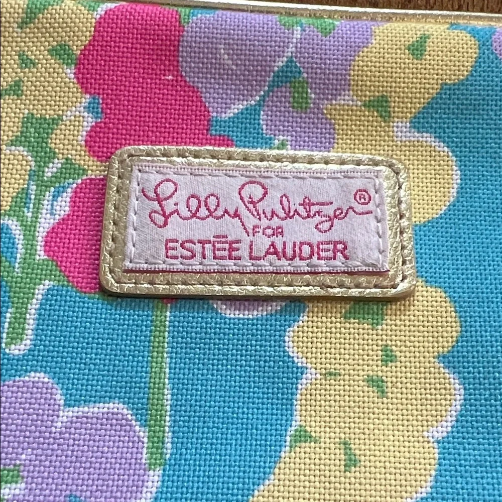 Lilly Pulitzer Vibrant Floral Cosmetic Pouch